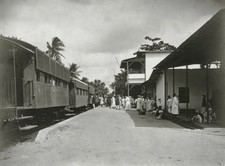Railway station - Dar es Salaam Tanzania circa 1917 Old Photo