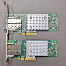 Lot of 2 Dell QLogic QLE2692L Dual  Port 16Gb Fibre Channel HBA 0TCK3G LP