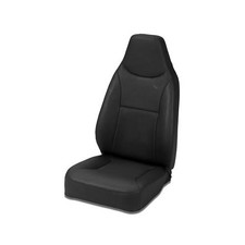 Bestop Seat Trailmax Ii Highback Front Bucket Fabric Black Denim Fits Jeep Each