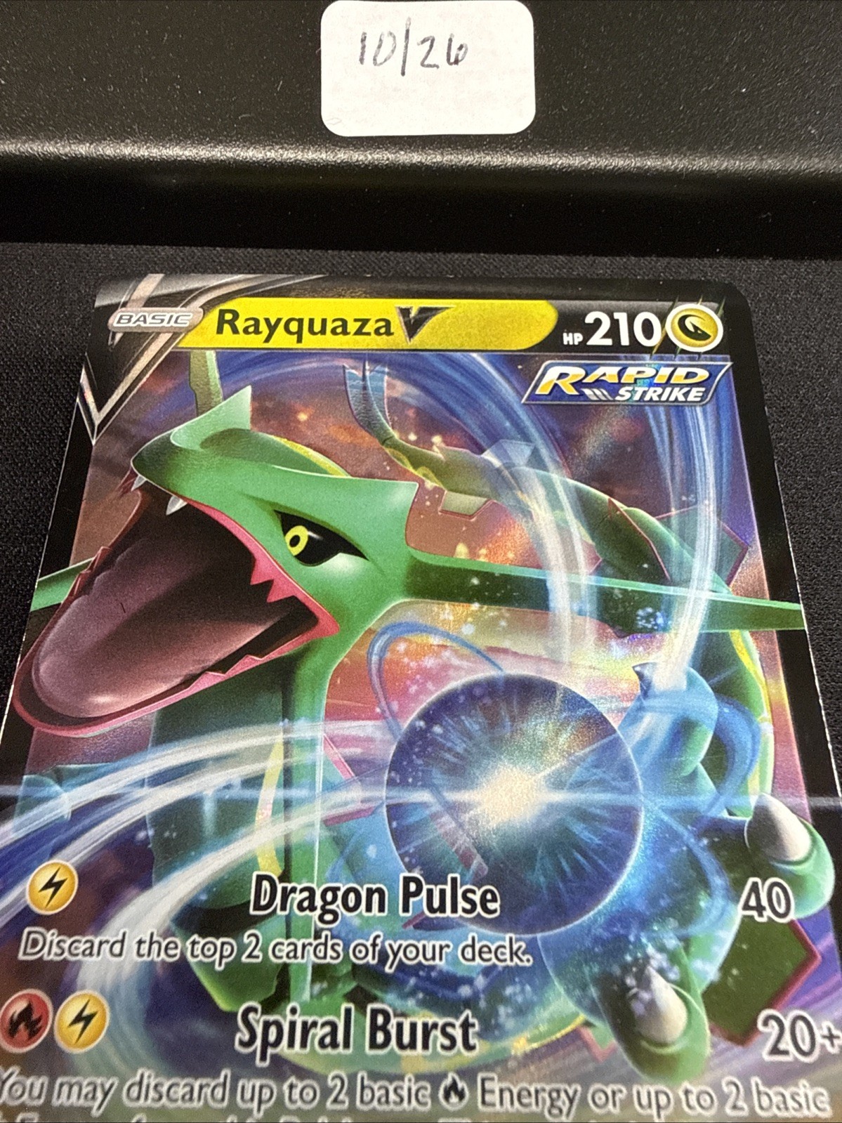 2023 Pokemon SWSH Crown Zenith Rayquaza V #100/159