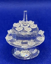 Swarovski Crystal SCS 5 year Anniversary 1987-1992 Birthday Cake 