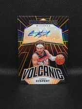 Corey Kispert 2022-23 Panini Obsidian Volcanic Orange Auto /35 #VS-KWW