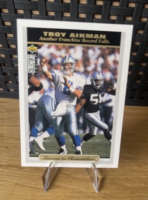 1996 Upper Deck Collector's Choice - Season To Remember Troy Aikman #53 Cowboys