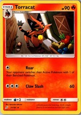 Torracat 21/181 Uncommon Team Up Lightly Played Pokemon Card Starter