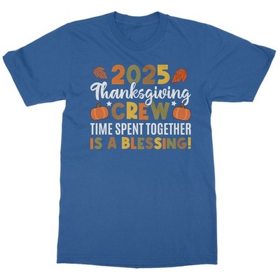2025 Thanksgiving - Time Spent Together is a Blessing Unisex T-Shirt
