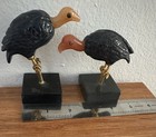 Carved Stone Mikhail Perkhin's Style Designs Condor Vulture Bird Marble Base — photo 9