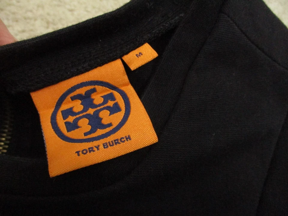 Tory Burch Black Sleeveless Belted Dress Women's Medium - Image 3 of 4