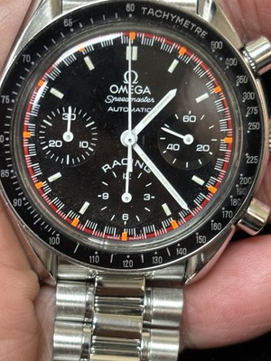 Omega Speedmaster Racing Chronograph Michael Schumacher Men Watch 39mm.