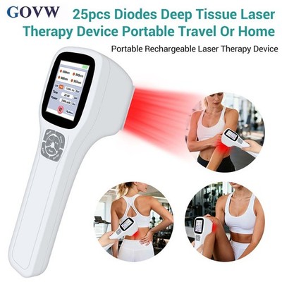 Red Near Infrared Laser Therapy 4 Wavelengths 25 Diodes Human Home Pain Relief