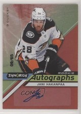 2020-21 Upper Deck Synergy Rookie Auto Red 9/65 Jani Hakanpaa #AR-JH Auto 04f2