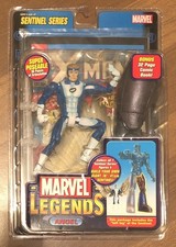 MARVEL LEGENDS ANGEL SENTINEL BAF SERIES FIGURE CHASE VARIANT BLUE 6