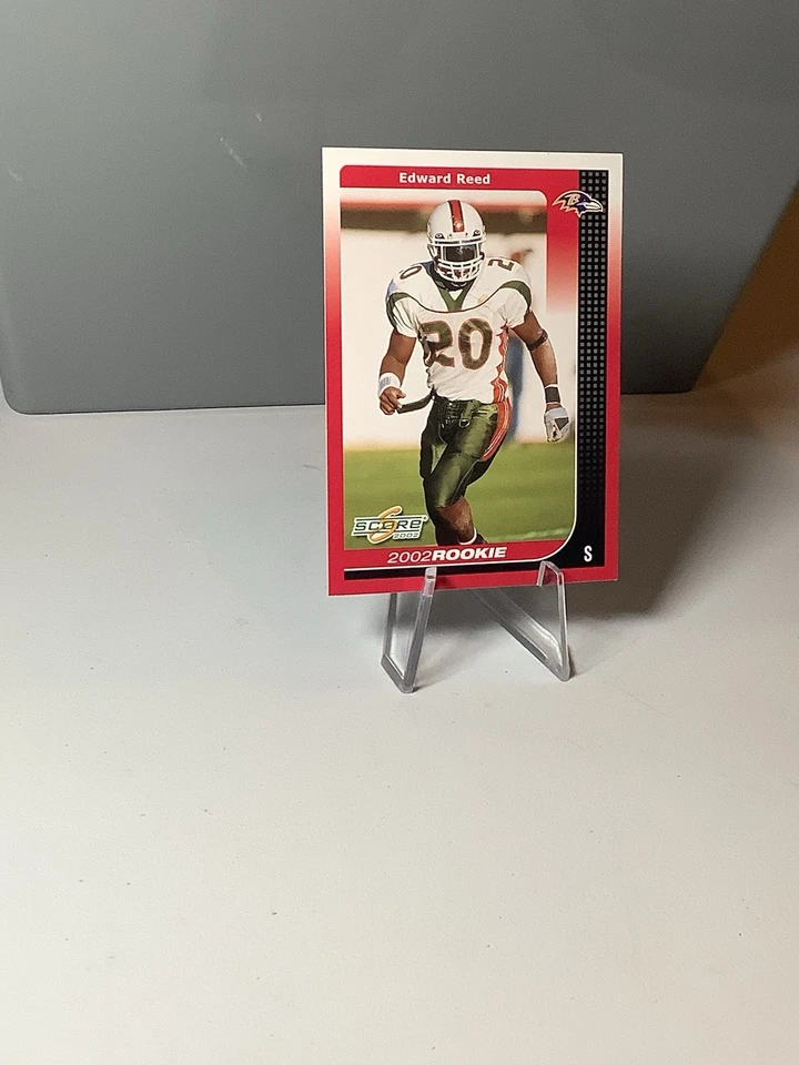 2002 Score Ed Reed Rookie Mint #324 Miami Hurricanes Baltimore Ravens - Image 3 of 4