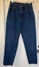 Vtg Levi s 550 Women s Jeans Size 4 M Relaxed Fit Tapered Leg USA. Blue Denim