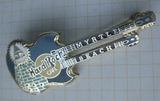 HARD ROCK CAFE / MYRTLE BEACH PREMIUM DOUBLE NECK GUITAR .. HRC Clasp (Bo3)