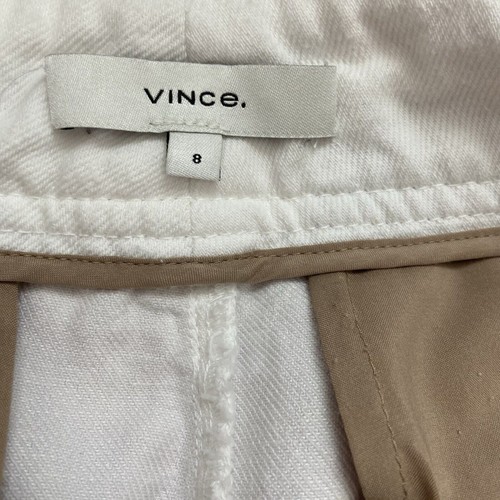 Vince High Waist Washed Casual Trouser Pants Linen Blend Size 8 - Picture 4 of 10