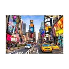 New York City Backdrop Times Square Street Modern Skyscrapers Photography Bac...