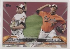 2018 Update Rookie Combos Mother's Day Hot Pink 7/50 David Hess Pedro Araujo fm0