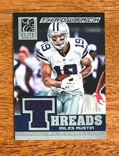 Miles Austin 2014 Elite Throwback Threads Jersey 137/199 Cowboys