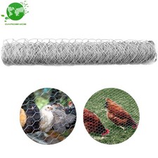 Galvanized Poultry Net 2" Holes Metal Chicken Wire Mesh Fencing 48" × 150