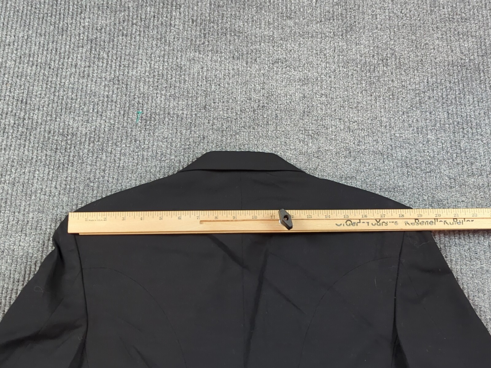 Vintage Christian Dior Monsieur Tuxedo Jacket Tailcoat Mens 39L Black thumbnail 12