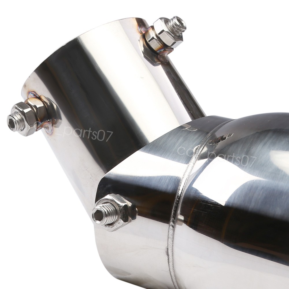 2pc For Acura NSX TSX Exhaust Pipe Tip Rear Tail Throat Muffler 1.5-2.1"