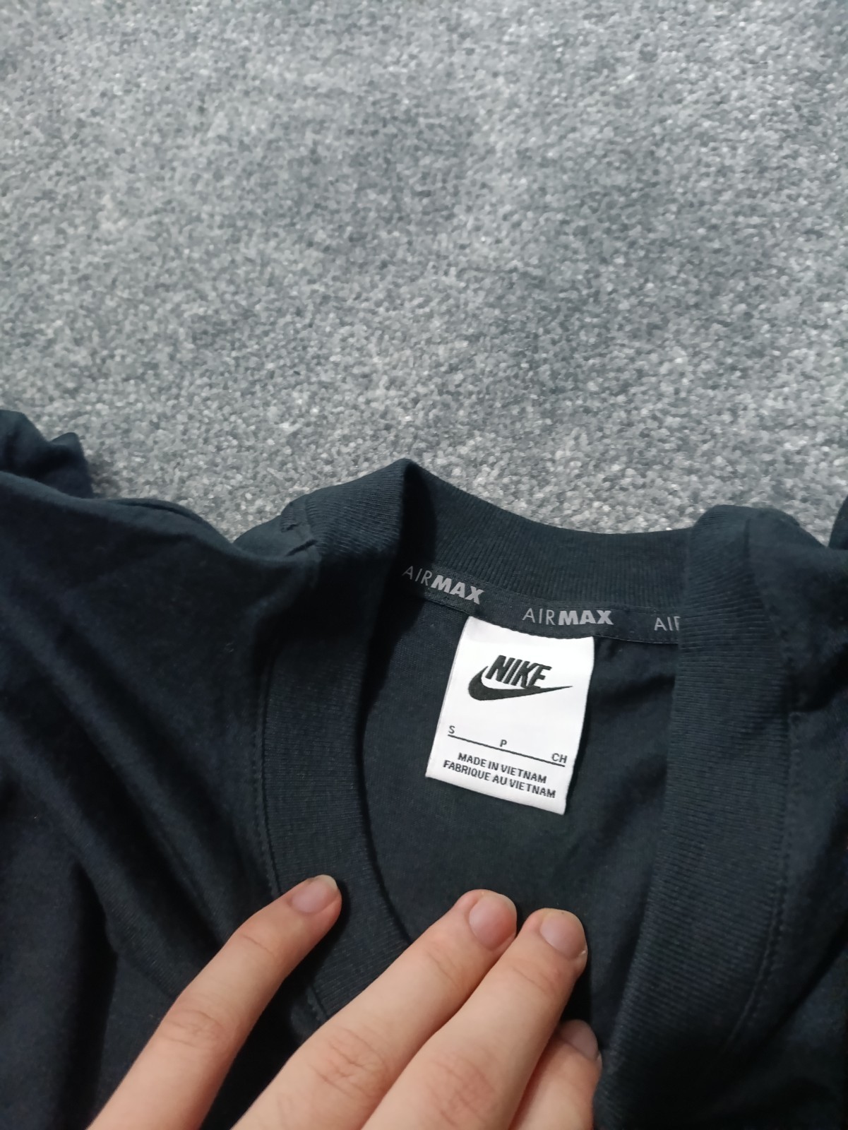 Black Blue Nike Air Max Shirt Shorts Set S Rare . . . image 6