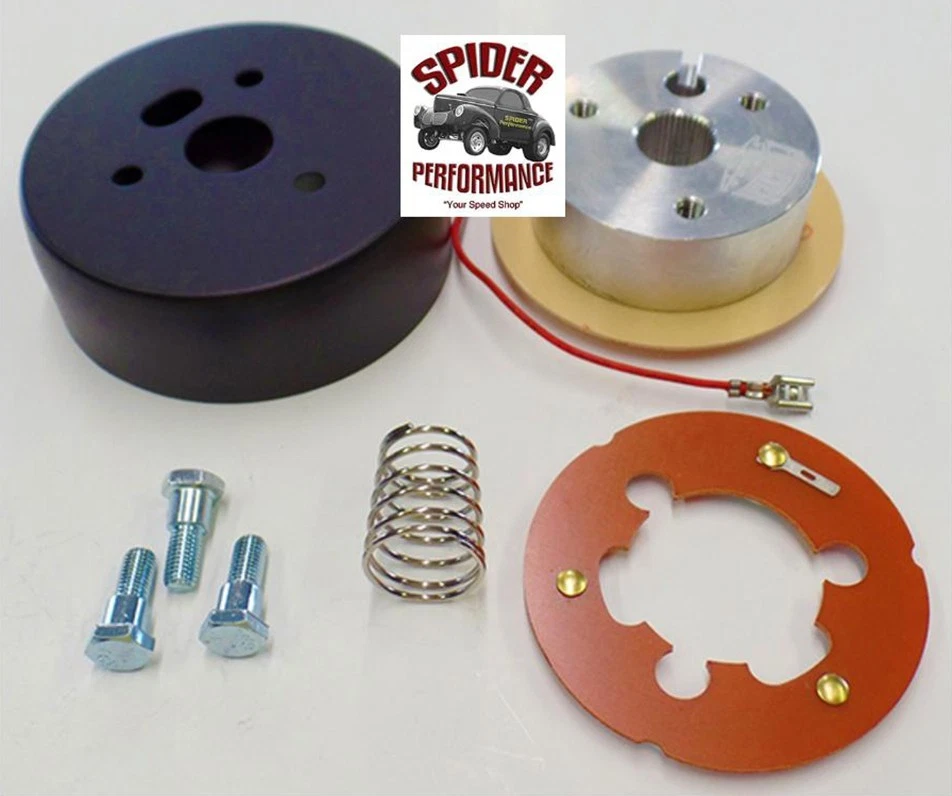 1961-1964 Ford F-100 F-250 F-350 steering wheel BLUE OVAL 15" MUSCLE CAR CHROME - Image 4 of 4