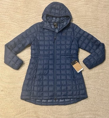THE NORTHFACE Woman's shady blue W T-ball ECO light quilted Parka, Size M, BNWT*