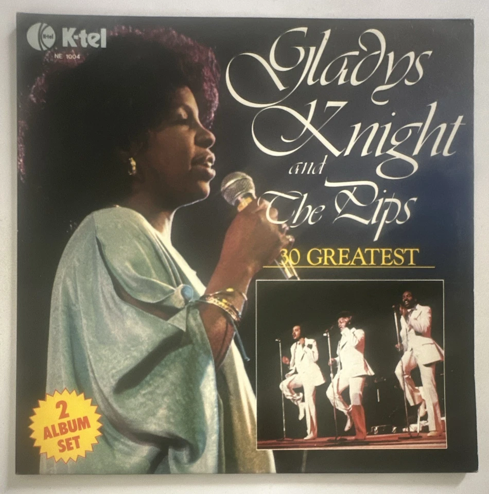 Gladys Knight and The Pips - 30 Greatest - Double Vinyl Record LP Album EX / EX - Image 2 of 4