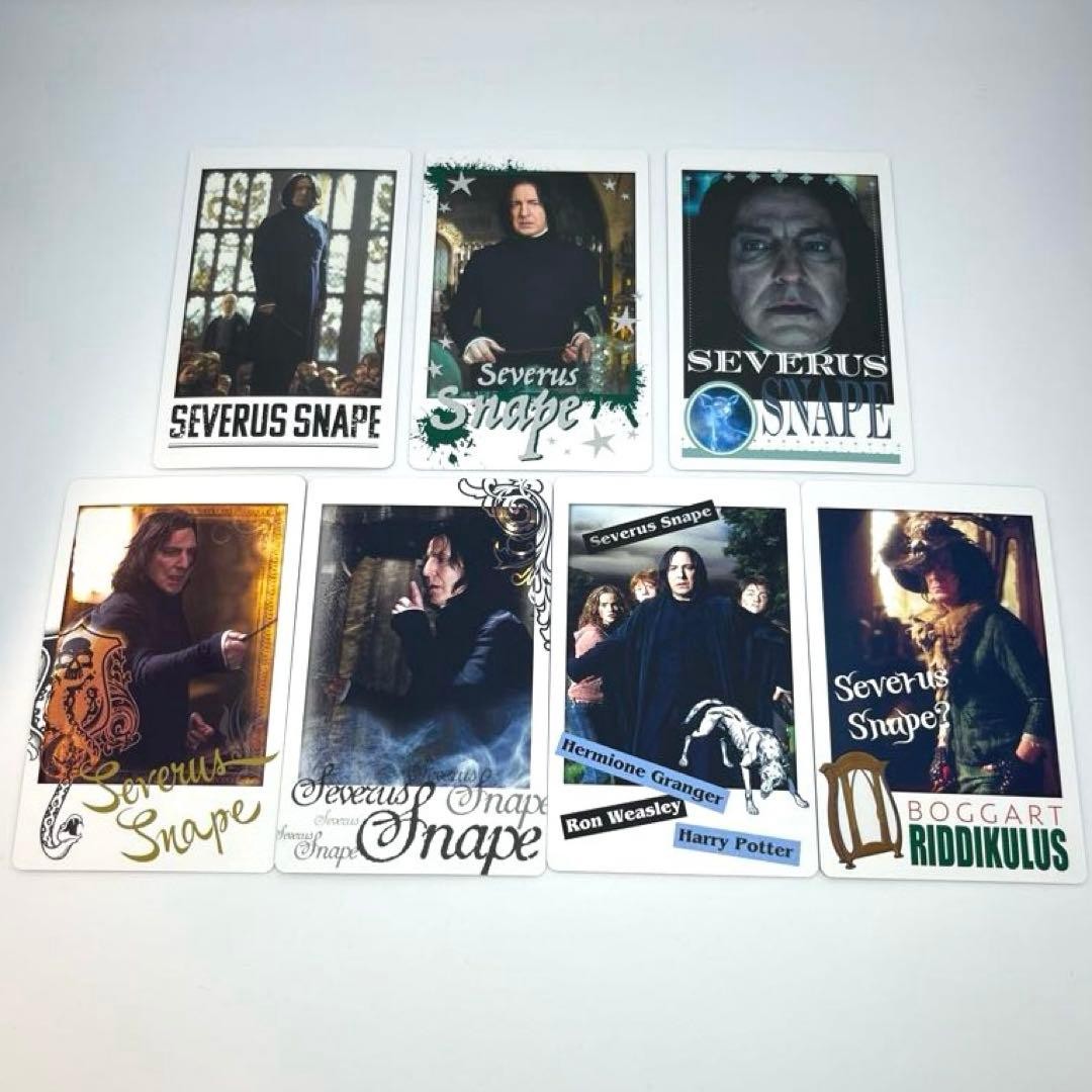 Harry Potter Severus Snape Snaps Set of 7 Slytherin Haripota #cb45c9