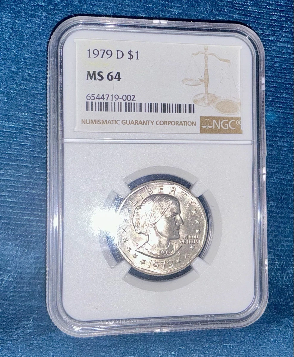 MS 64 Graded Susan B Anthony Dollars (1979-1981, 1999) for sale | eBay