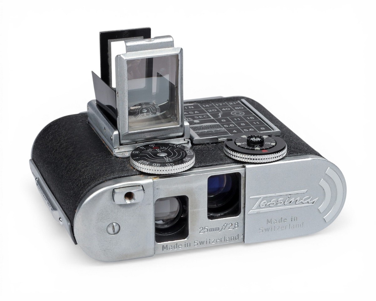 RARE] Concava Tessina L Black Swiss Made Subminiature Camera +