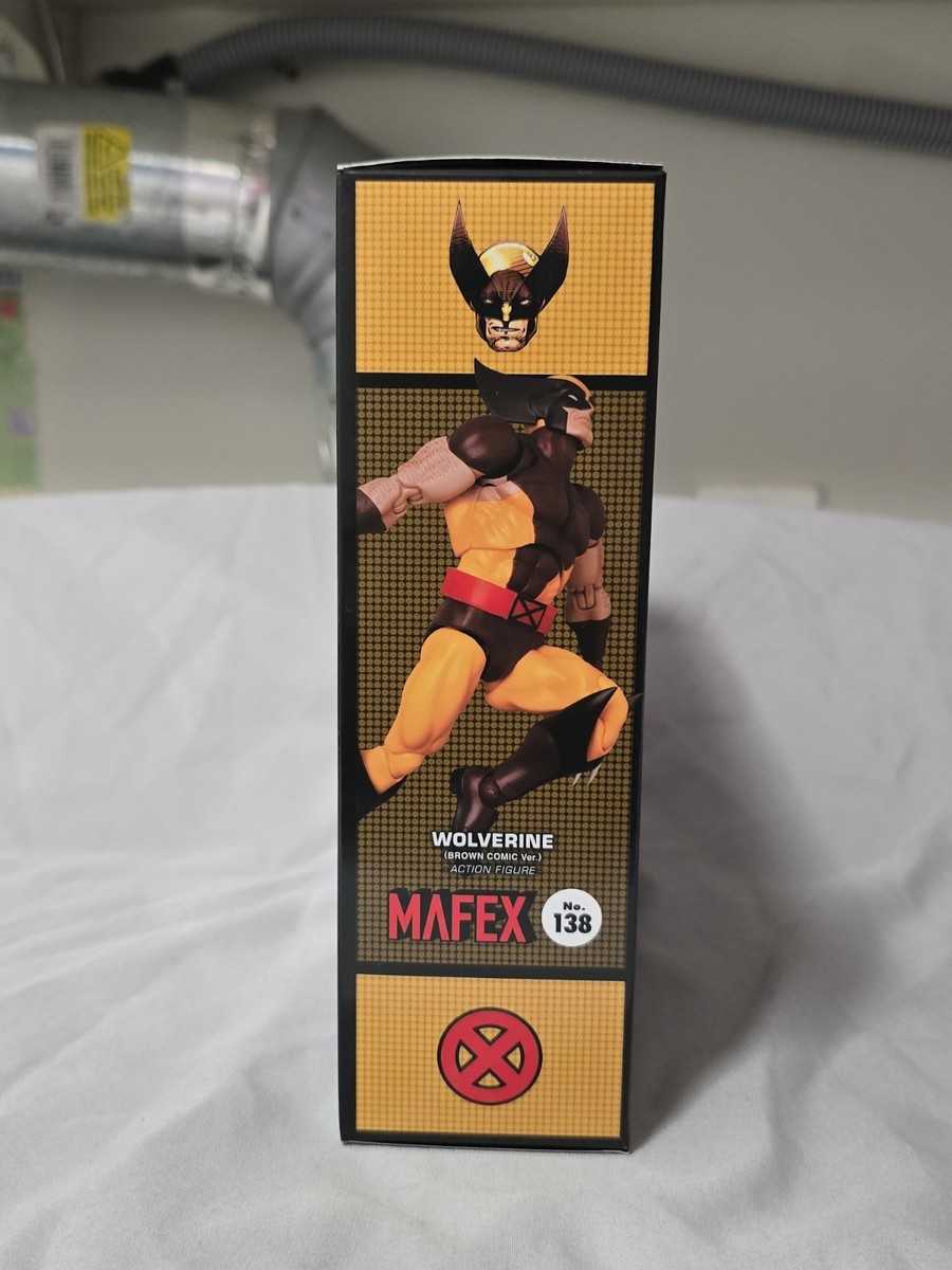 🇺🇸 Medicom Mafex Wolverine X-Men Brown Suit Comic Ver. No. 138