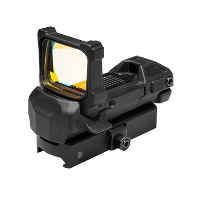 NcSTAR Solar Flip Up Red Dot Sight 3 MOA Picatinny KeyMod Modular Lock Black
