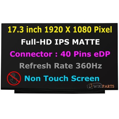 Für MSI VECTOR GP76 12UGSO-842FR 17,3'' Ersatz FHD IPS LCD Display 360Hz