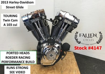 2013 Harley Touring Twin Cam A 103+ Engine Motor ROEDER RACING  VIDEO  #4147