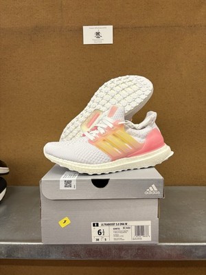 NEW adidas UltraBoost 5.0 DNA J WOMENS 6.5 White Beam Pink GV8731 FAST SHIPPING