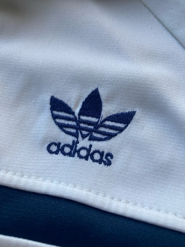 adidas Originals Veste zippée Ventex 70/80s Made in France blanche taille L - Photo 3/4