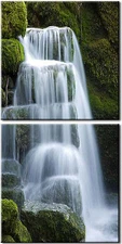Waterfalls/Ready to Hang Wall Art Print Panels/Designed for Replacing Canvas art
