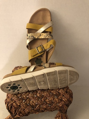 Spring Step Slip On Slide Sandals Fianna-BM Women's Size 39 -8.5 Us Comfort Tan - Picture 4 of 4