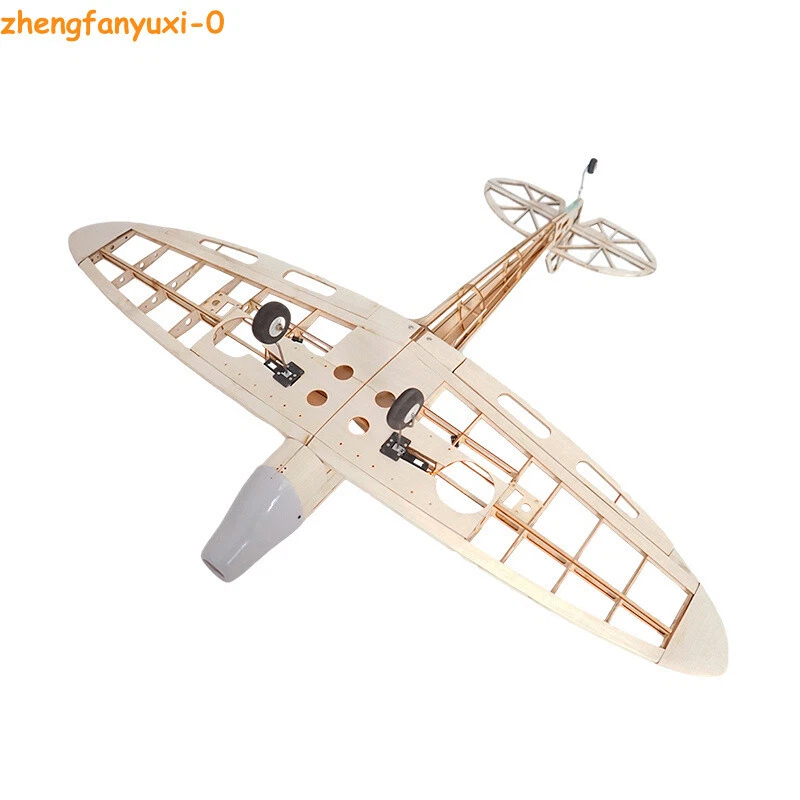 NEW WWII Spitfire Fighter RC Model Aircraft Balsa Wood KIT Skin Hardware Parts - Image 3 of 4