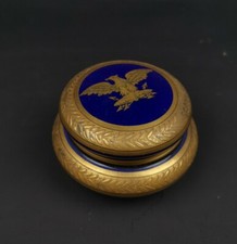 Boîte À Bijoux Bonbonnière Limoges Jean Pouyat style Empire 