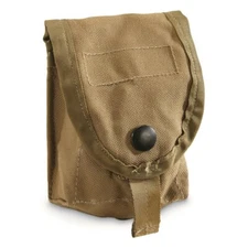 GI USMC Molle II Compatible Multipurpose Pouch Coyote Brown Made in USA— 2 Pack