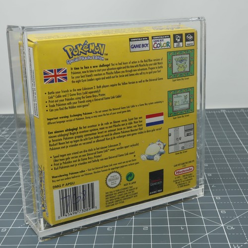 Game Boy Color & Advance Boxed Game Acrylic Display Show Case Box - Picture 12 of 12