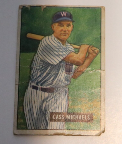 1951 Bowman #132 Cass Michaels