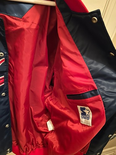 Vintage 90's Atlanta Braves Starter Diamond Collection Satin Varsity Jacket 2XL - Bild 7 von 23