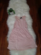 Women’s Pink Lace Mini Dress Sleeveless Size Medium tie waist