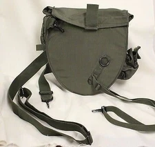 Military M40/M42 M11/M17 MCU 2A/P Gas Mask Bag - Round Bottom - Used