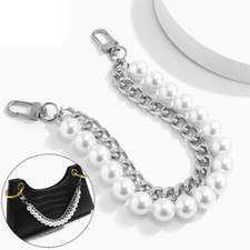 Imitation Pearl Bag Strap Bag Chain DIY Purse Handbag Replacement Accessories