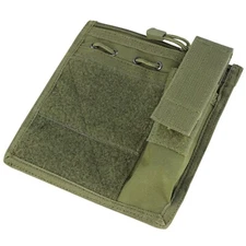MOLLE Admin Pouch with Map Sleeve Flashlight Holder Chest Pouch - OD Green
